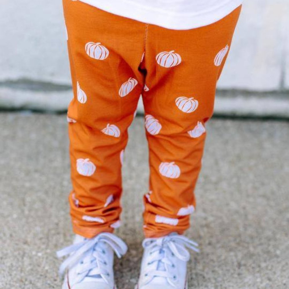 Kid's Pumpkin Leggings